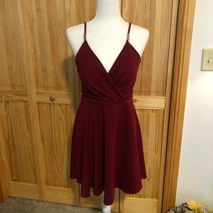 Papaya Red Dress